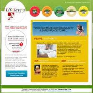 CPR Training Company Website Design
