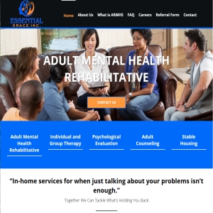 Counseling website design