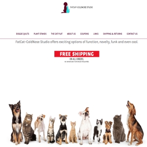 Pet furniture e-commerce website design